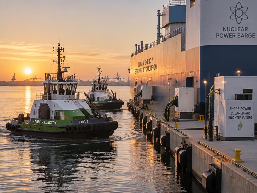 Electric tug mornings